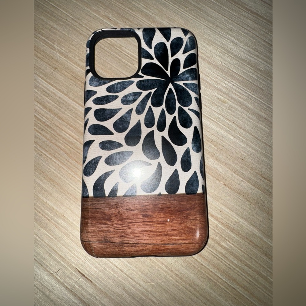 iPhone 11 Pro phone case TOUGH blue drips Matte finish
